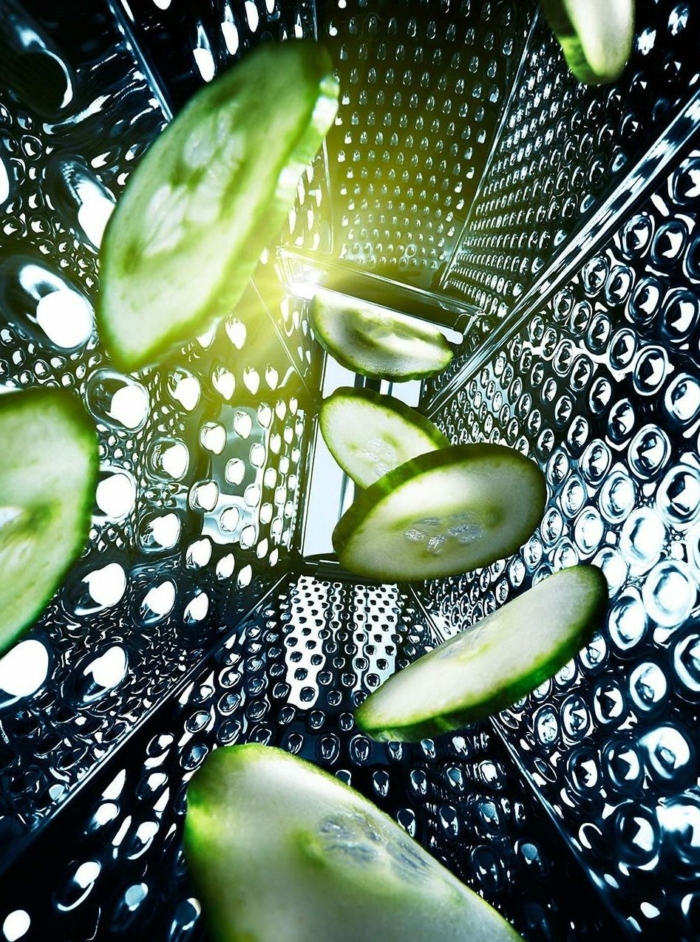 Gurkenreibe fisheye foto