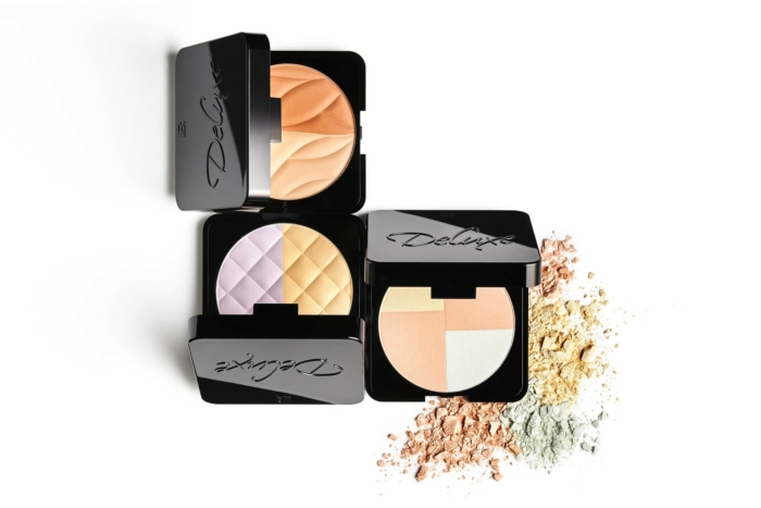 Puderdosen geöffnet